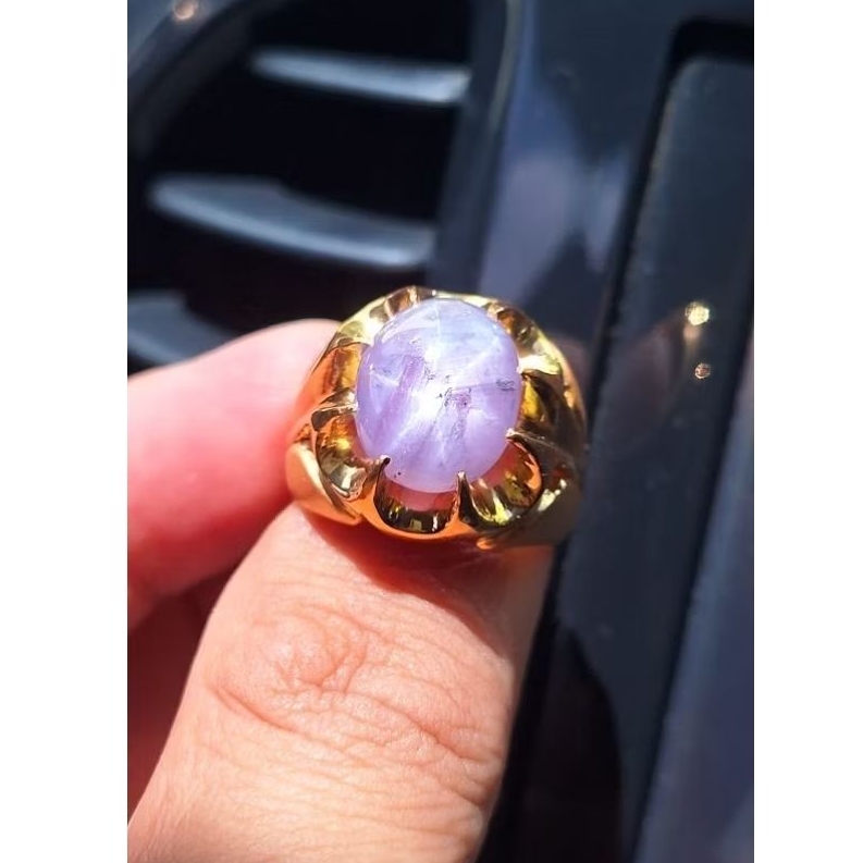 Natural purple pink sapphire srilanka mirah kecubung ceylon