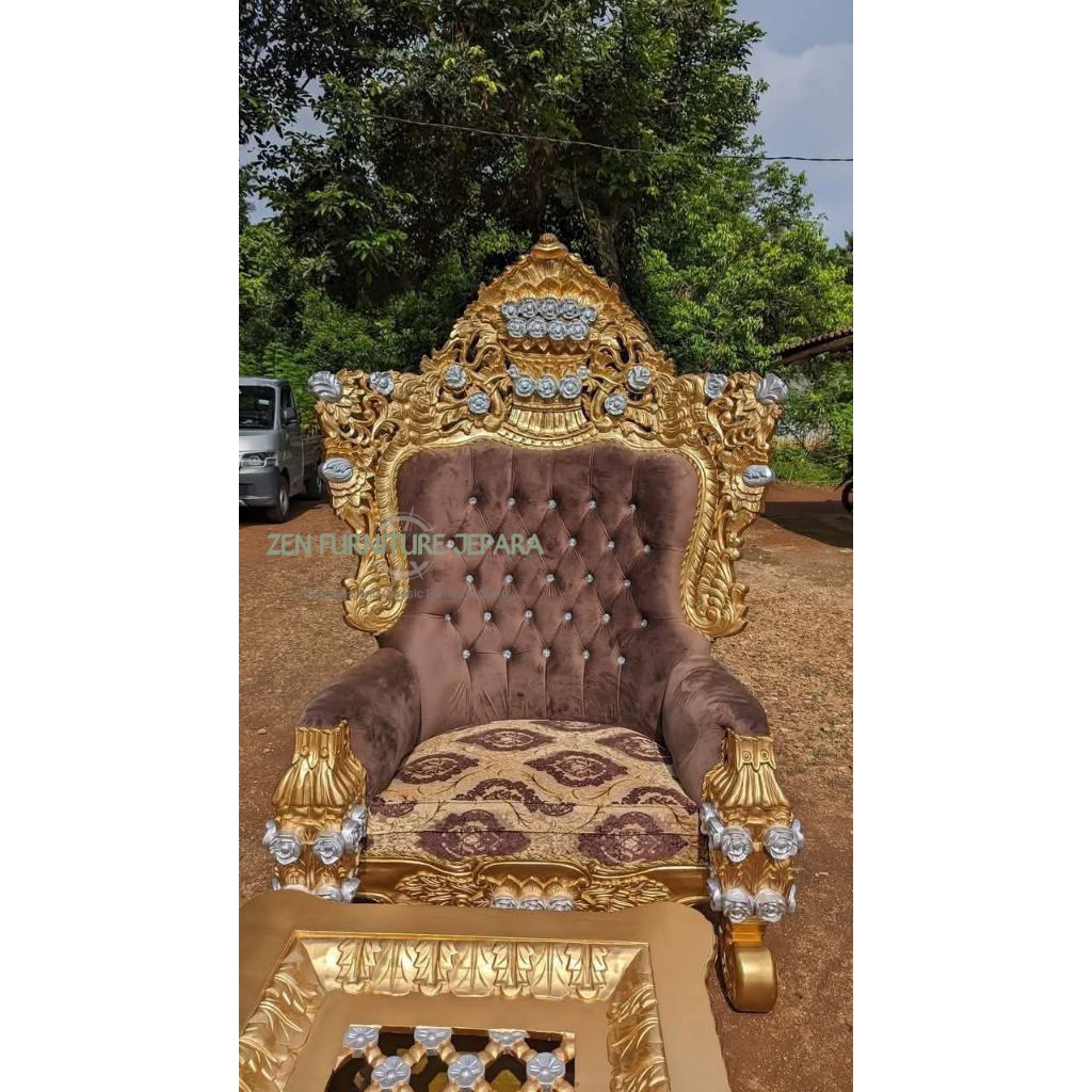 kursi sofa Aladin jepara/kursi sultan