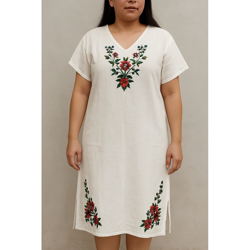 Dress Putih Bunga Dress Bunga Panjang Dress Panjang