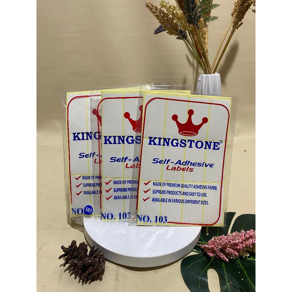 LABEL 103 KINGSTONE - STIKER LABEL UNDANGAN - LABEL NAMA BUKU [1 PACK]