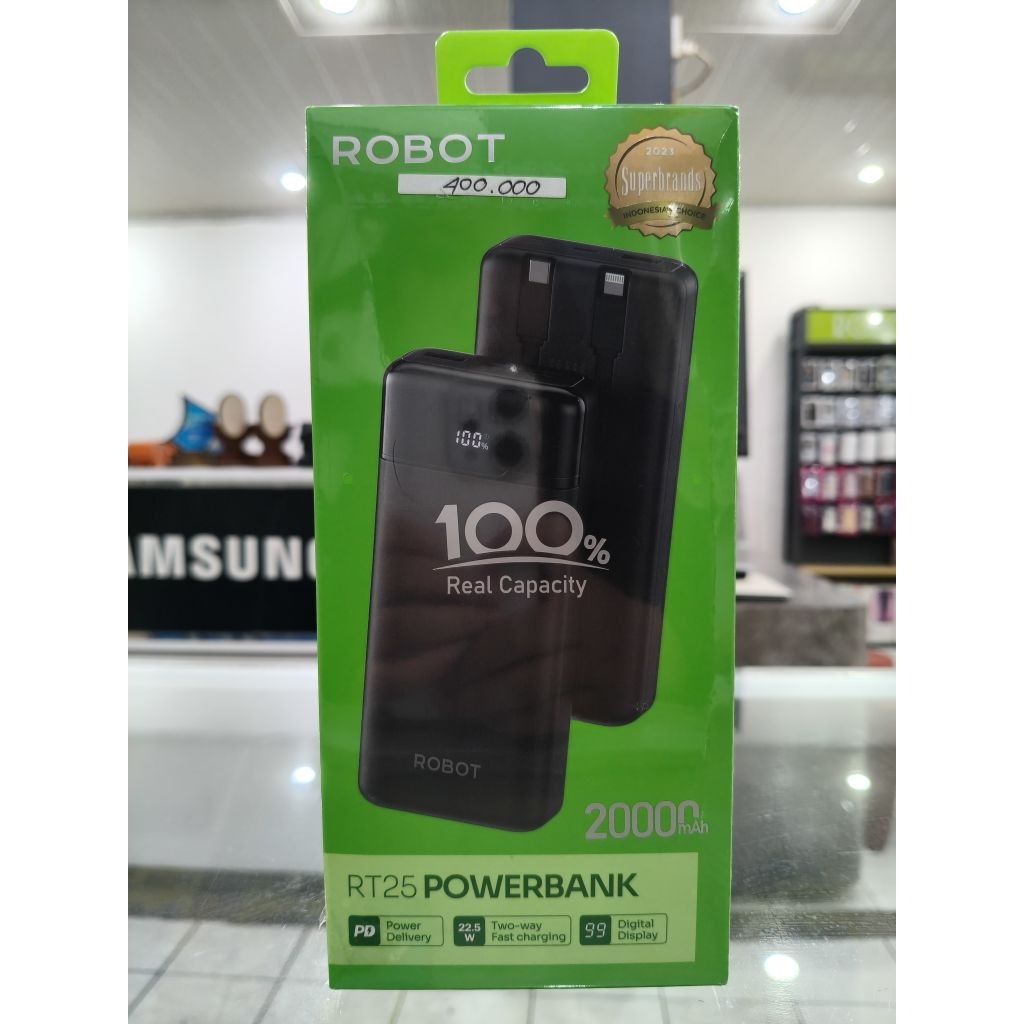 Powerbank Robot 20000mAh