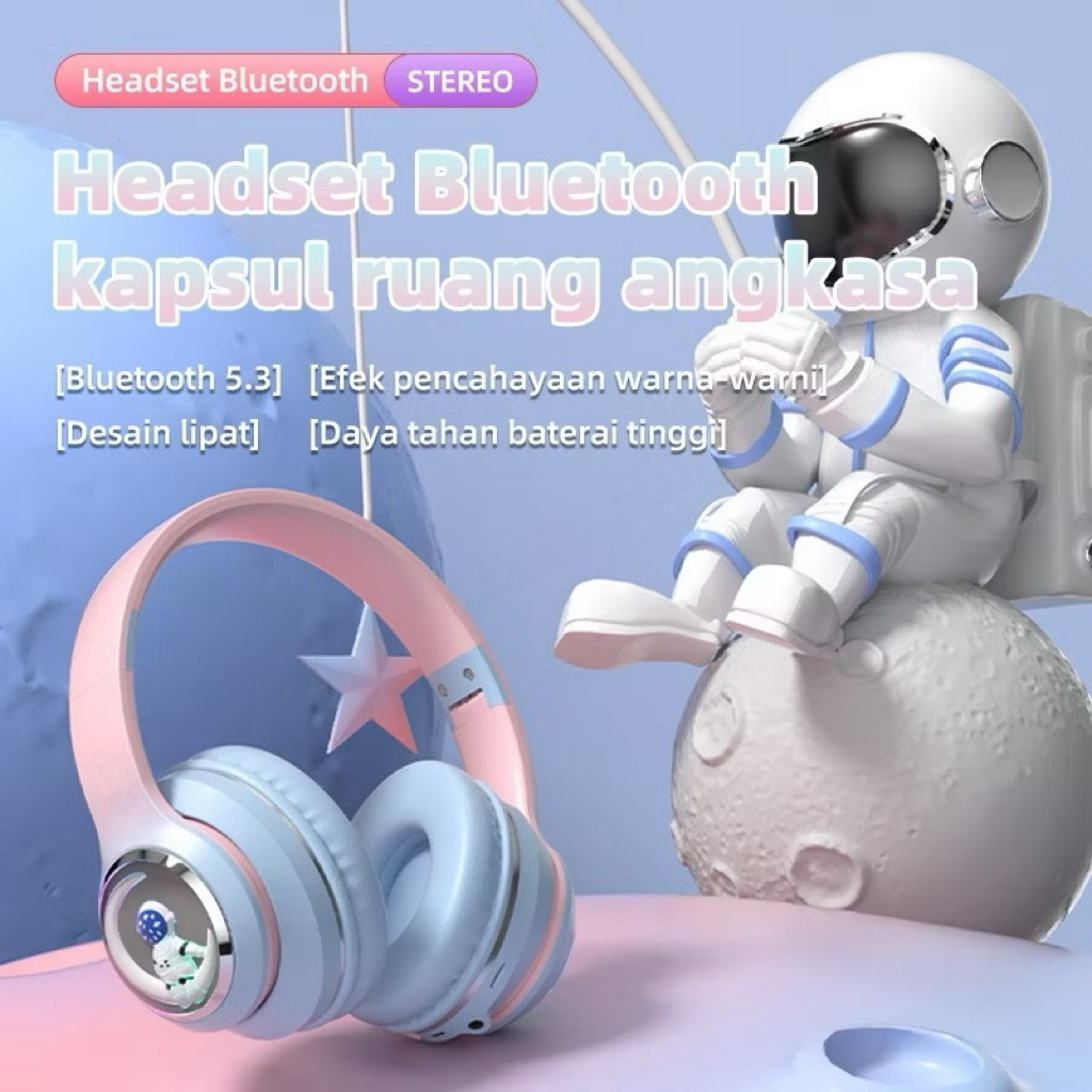 BASIKE Headphone Wireless Bluetooth