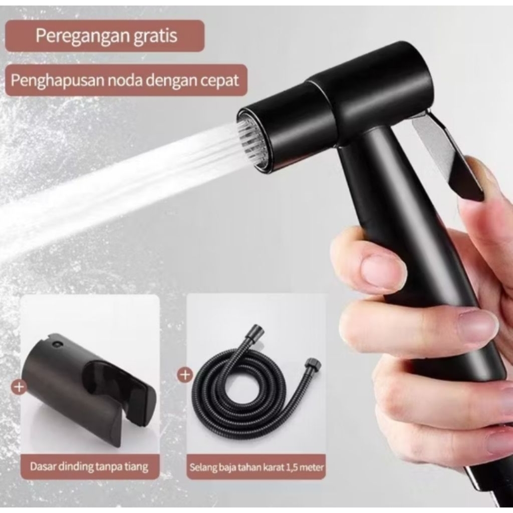 Jet Shower Stainless Sus304 | Kepala Jet shower stainless Hitam Sus304 | Jet Washer Stainless | Jet 