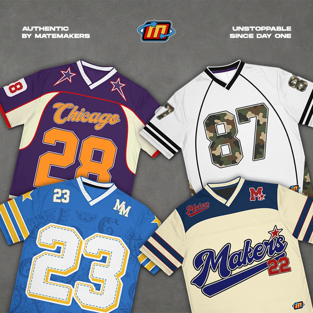 MATEMAKERS - Jersey Streetwear / Jersey Oversize / Jersey Block Core / Jersey Brazil / Milano