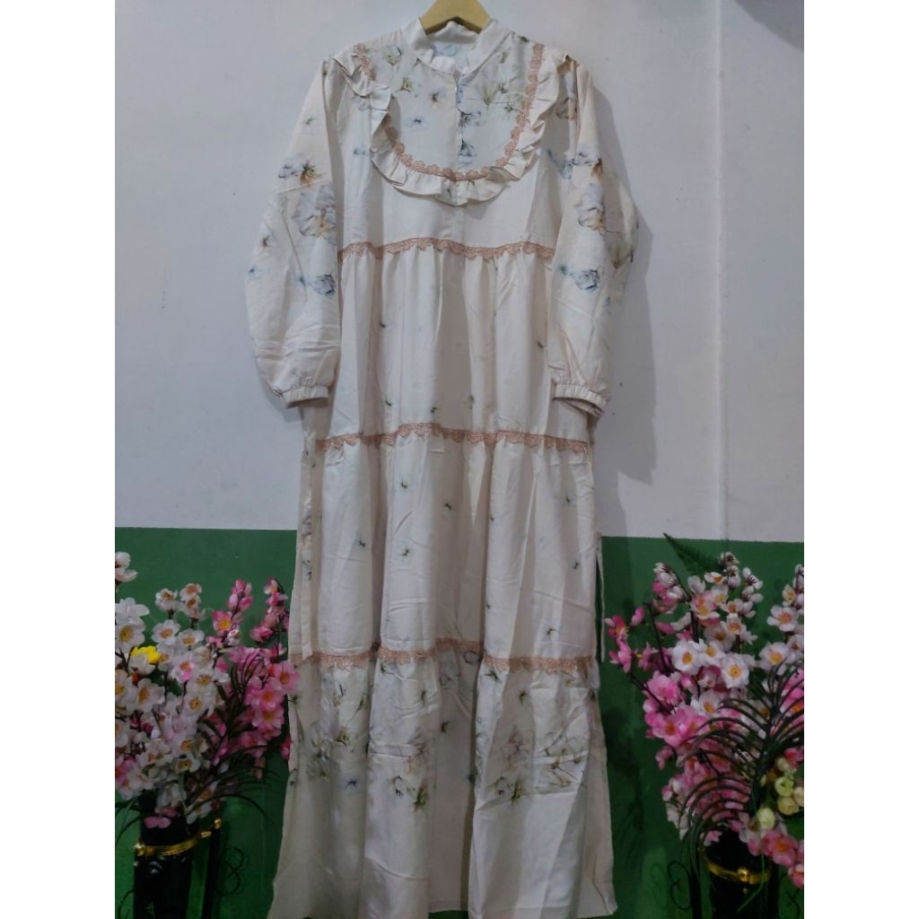 gamis belanda renda