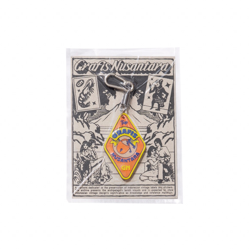 Kamengski - Grafis Nusantara Gembok Rubber Keychain