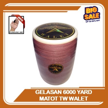 Layangan Senar Gelasan Layangan Matot Tajam TW Walet 6000 Yard 0.22 Bonus Pelindung Jari Layang laya
