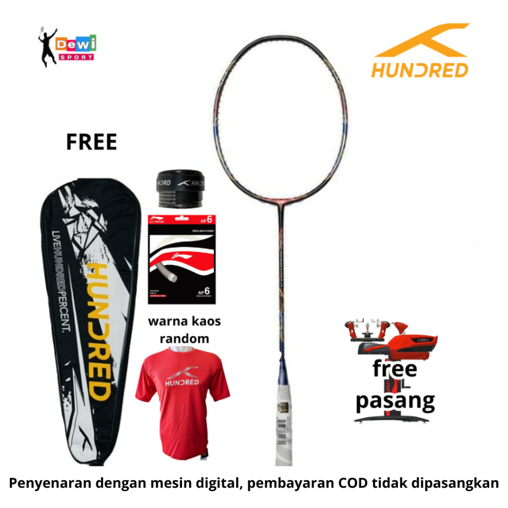 Raket Badminton HUNDRED FLUTTER S ZOOM