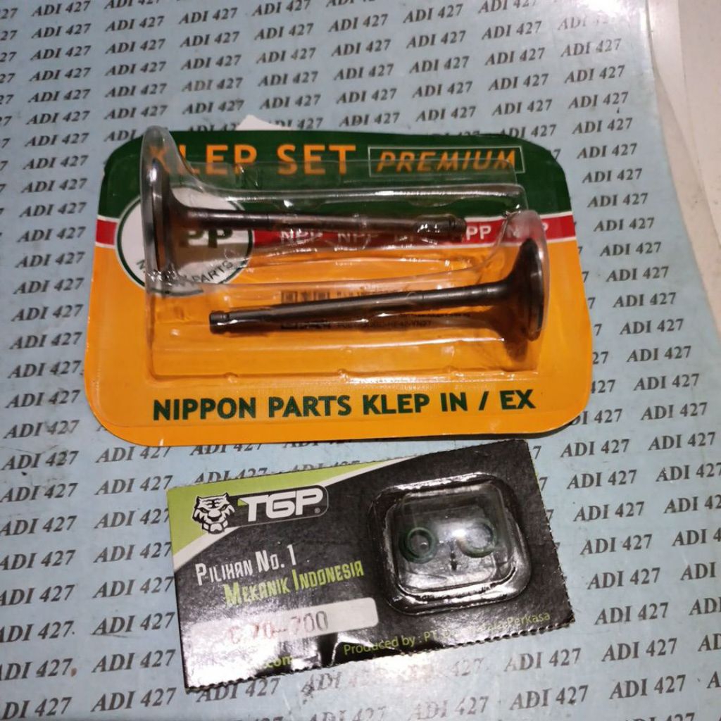 KLEP IN EX C70/PAYUNG KLEP VALVE HONDA C70MK3 C70 C 70 MK3 BEKJUL NPP+SEAL/SIL KLEP