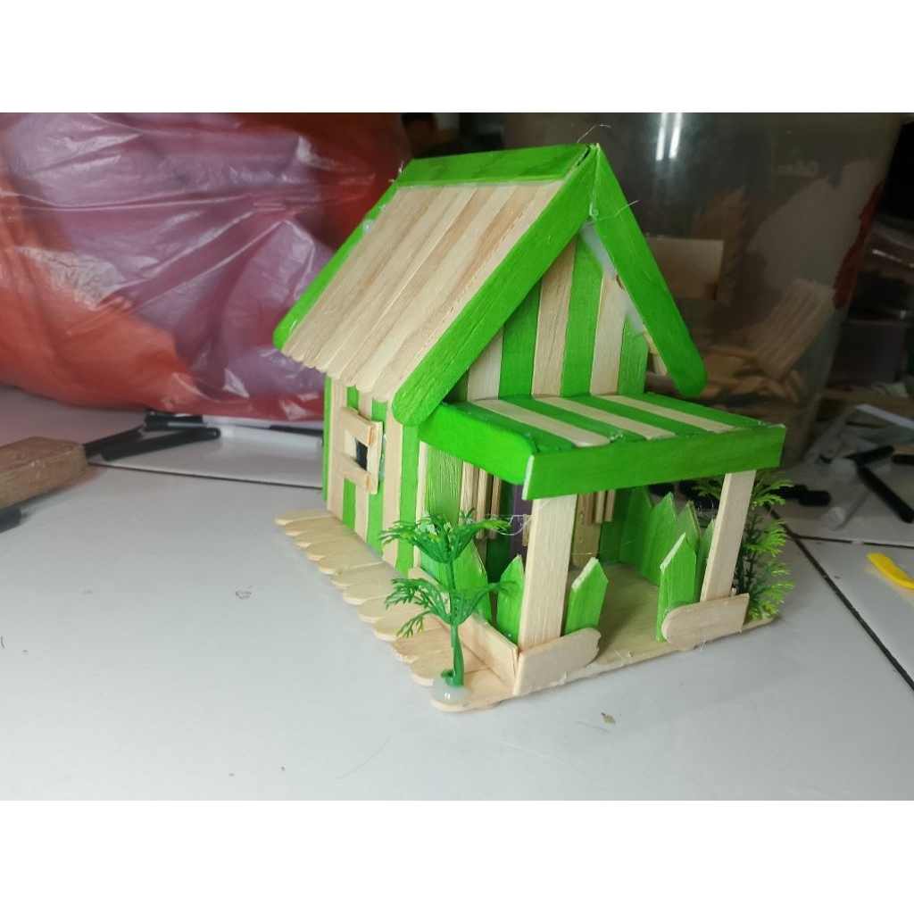 ready cod miniatur rumah adat kalimantan