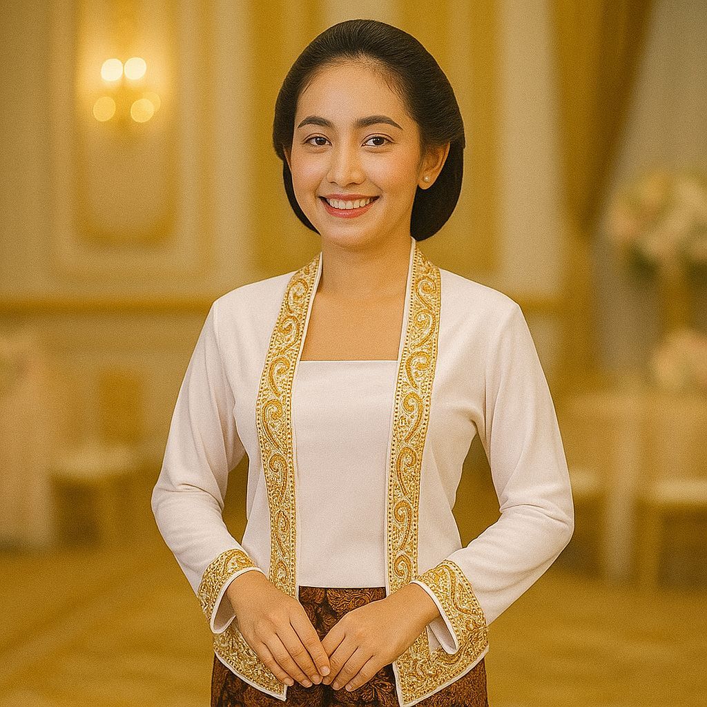 Kebaya Bludru Kutubaru Polos Termurah - Nyaman Dipakai, Jahitan Rapi, Pilihan Warna & Ukuran