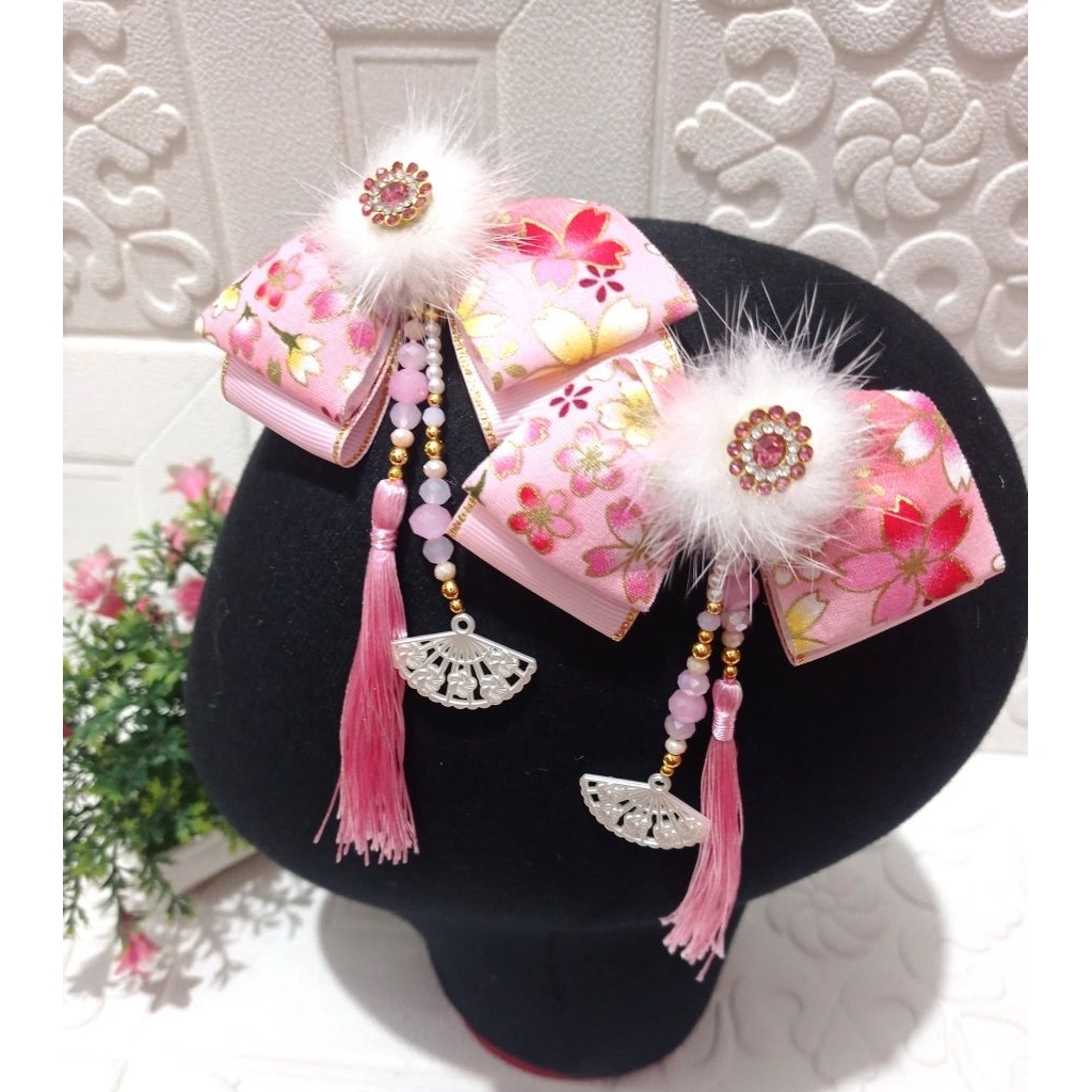 Pita rambut imlek / pita cny / jepit rambut imlek / jepit cny