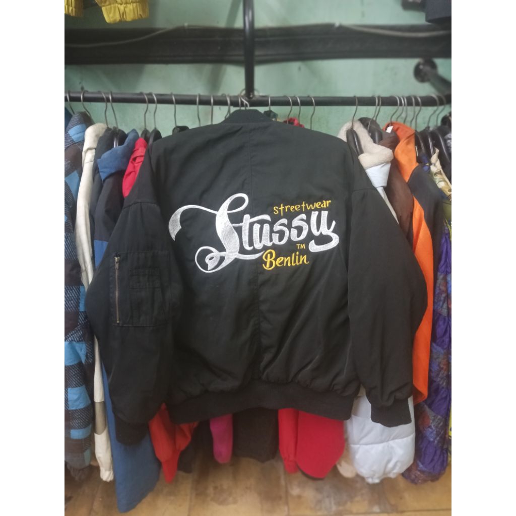 BOMBER JACKET BORDIR STUSSY BERLIN