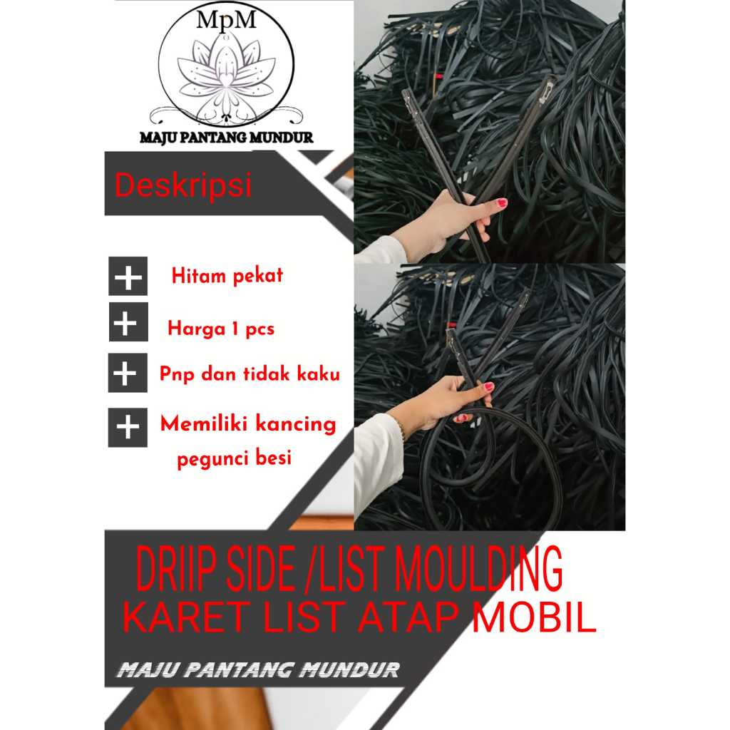 karet roof /list moulding atap mobil nissan grand livina