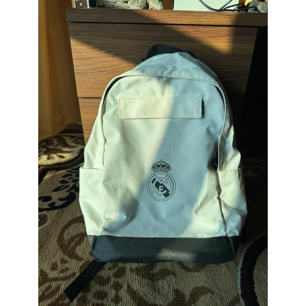 Adidas Real Madrid Backpack | Tas Ransel Adidas Real Madrid White and Black