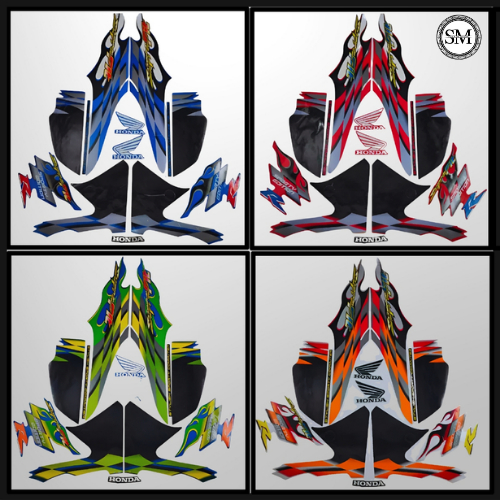 Stiker Striping Honda Supra Fit R New Jumbo 2007 2008 List Body Motor Supra Fit R New 2007 2008