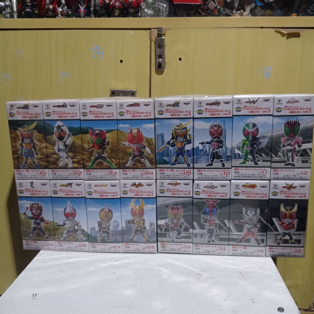 WCF Kamen Rider Kuuga, Agito, Ryuki. Faiz Blade, Hibiki,  Kabuto, Den-O, Kiva, Decade, Double, Tatob
