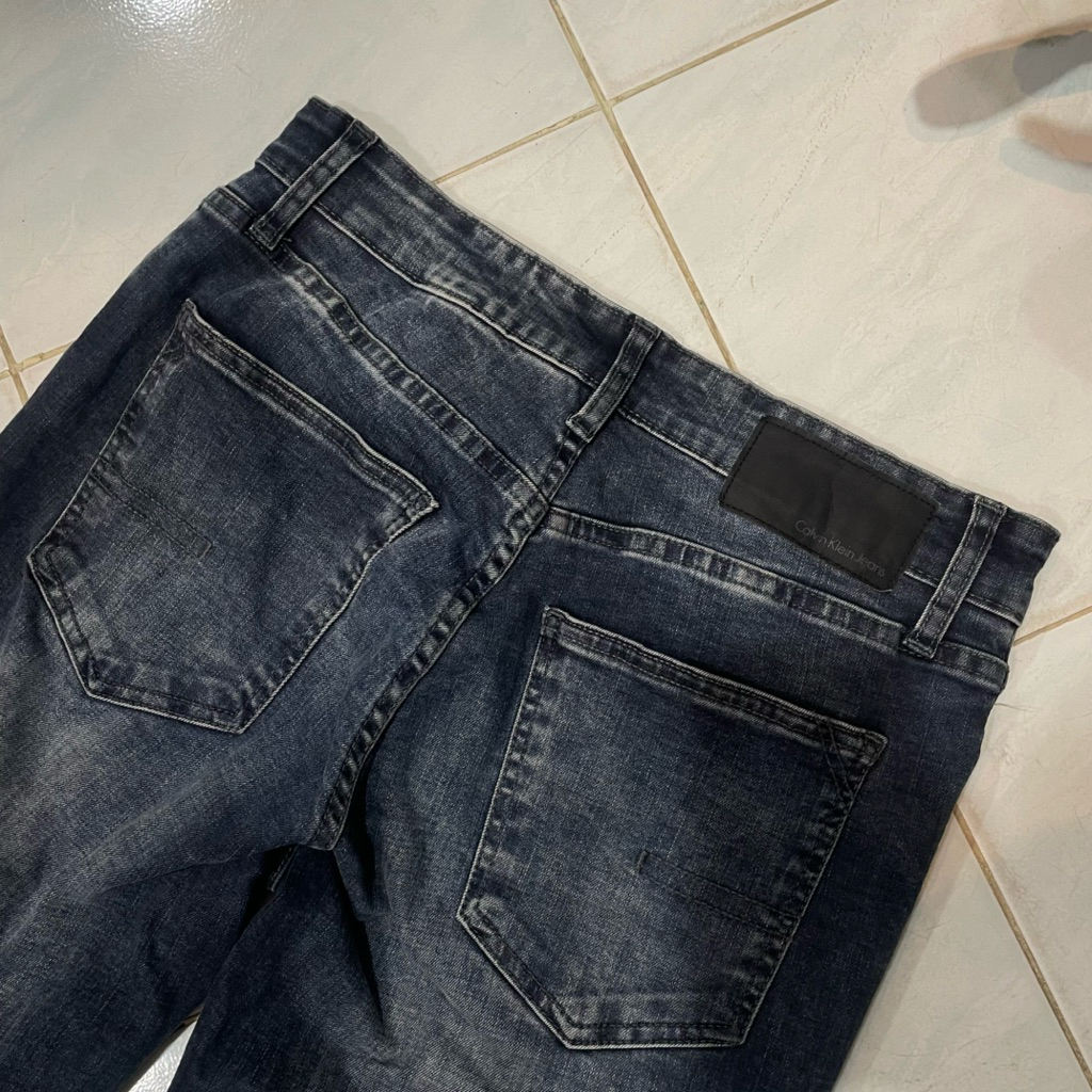 CEK DEKSRIPSI SEBELUM CO Celana Panjang Jeans Denim Pria Cowok Branded Original Second Preloved
