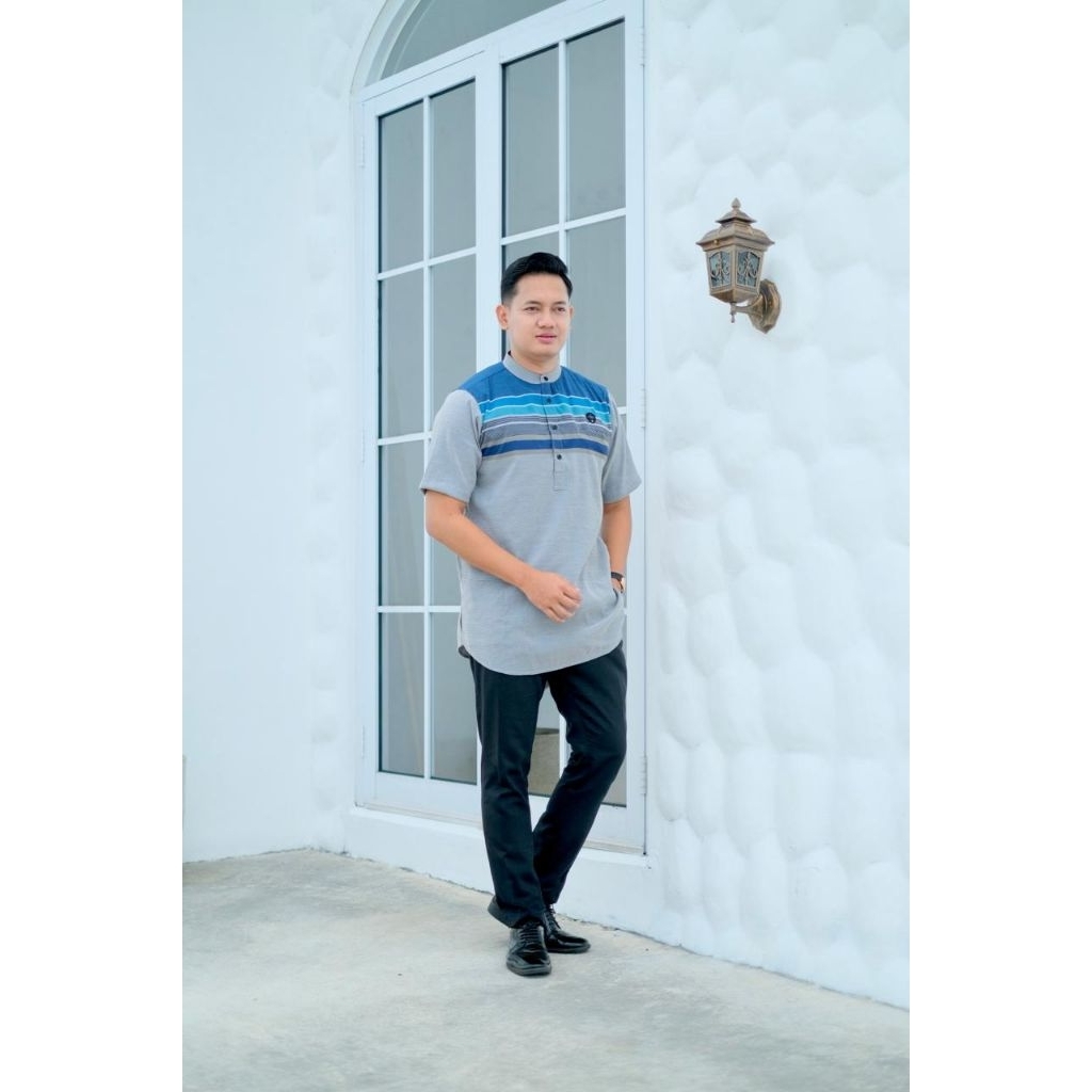 KURTA ILNAAF MOTIF SALUR LENGAN PENDEK