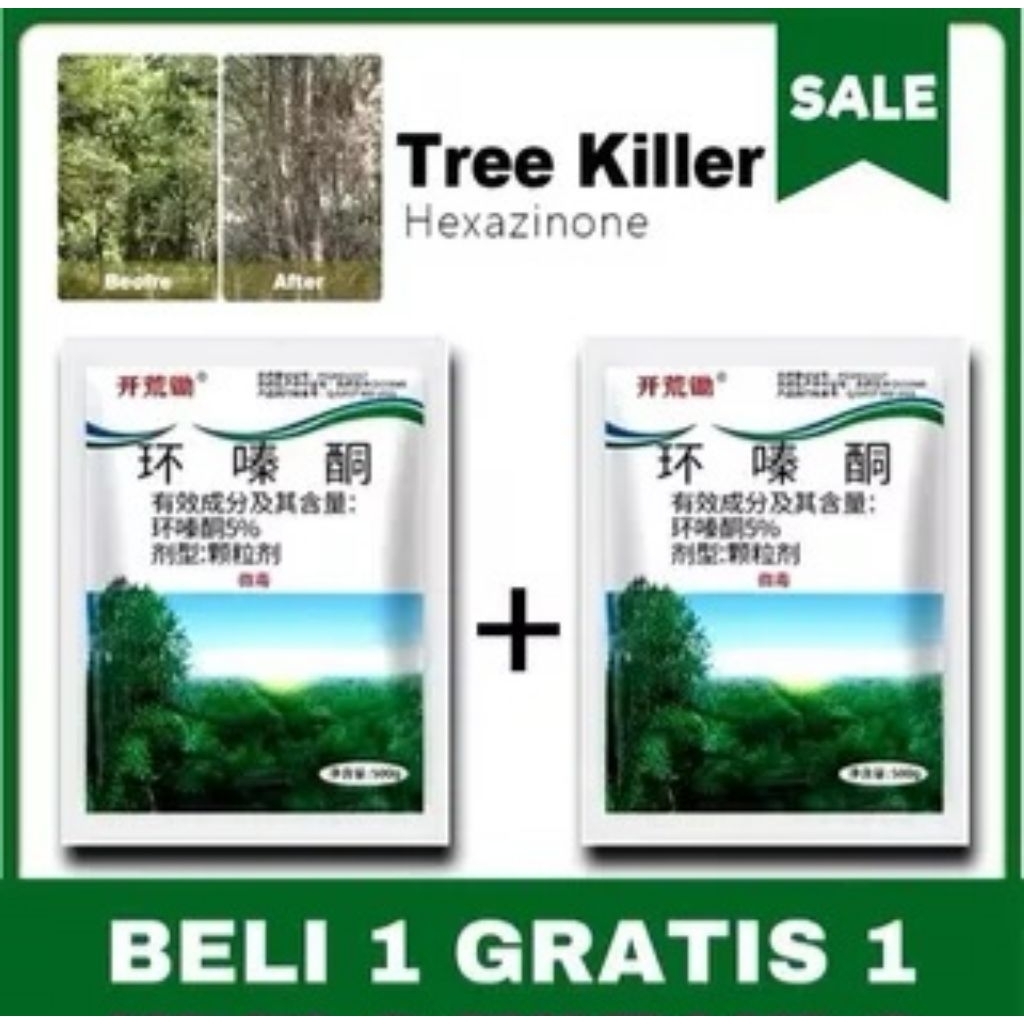Bubuk Kill Tree Herbisida Pembasmi Rumput Pohon Dan Bambu
