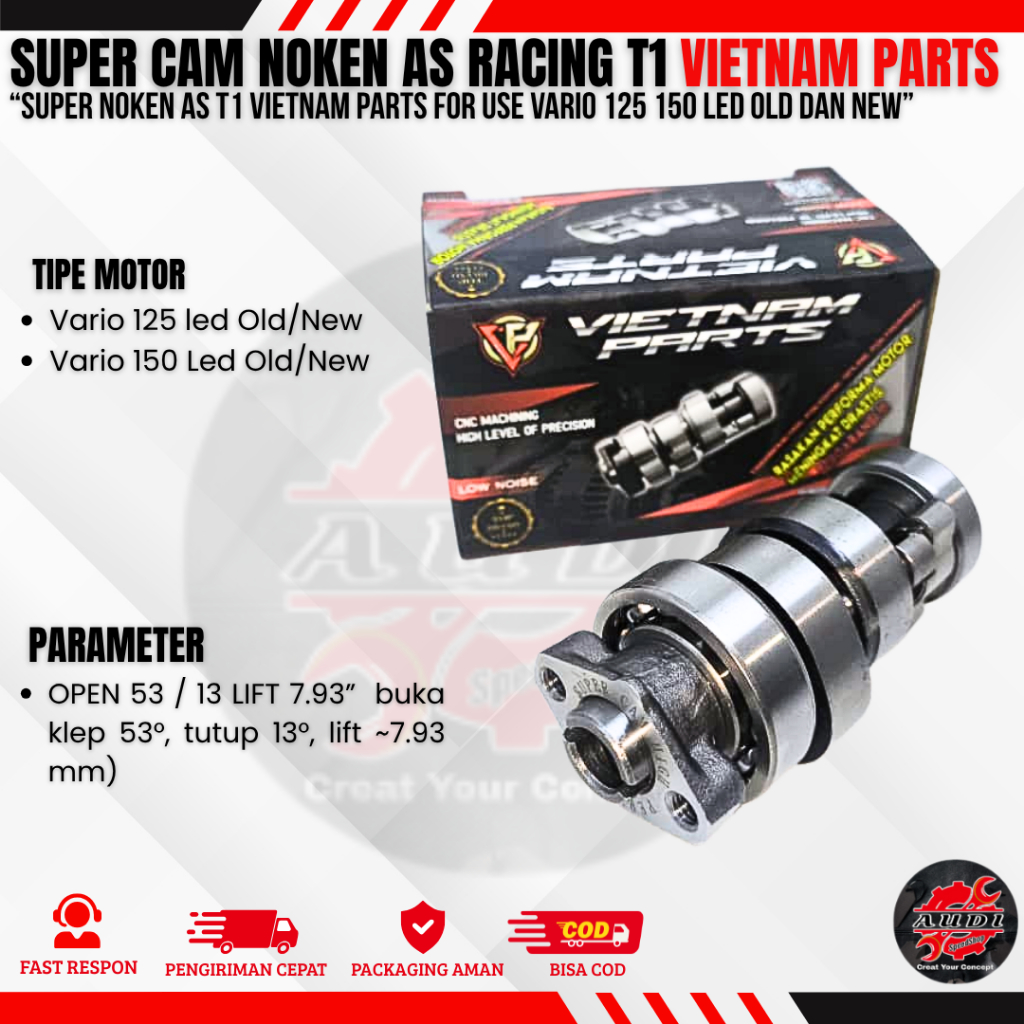 NOKEN AS T1 SUPER NOKEN AS VARIO 125 150 LED OLD/NEW NOKEN AS RACING VARIO 125 150 NOKEN AS VIETNAM