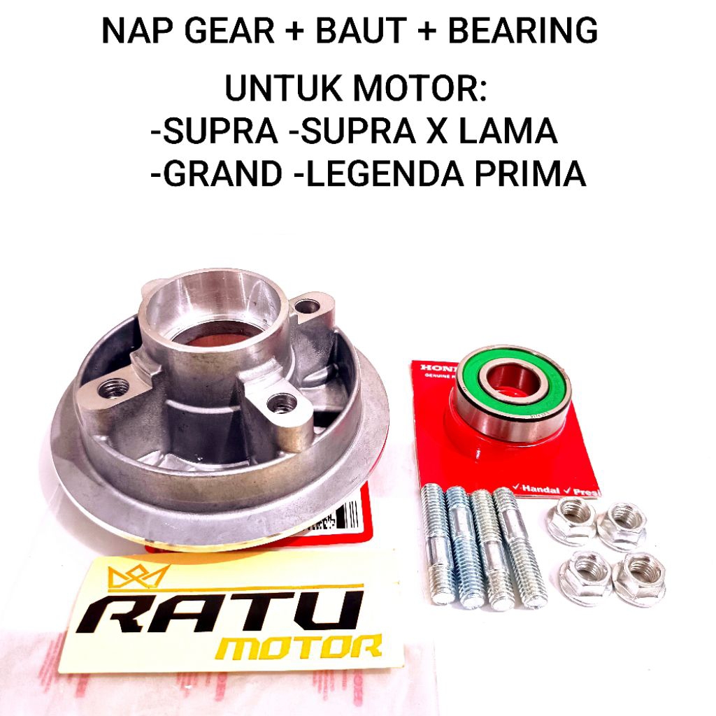 NAP GEAR + BAUT + BEARING SUPRA SUPRA X LAMA GRAND LEGENDA PRIMA