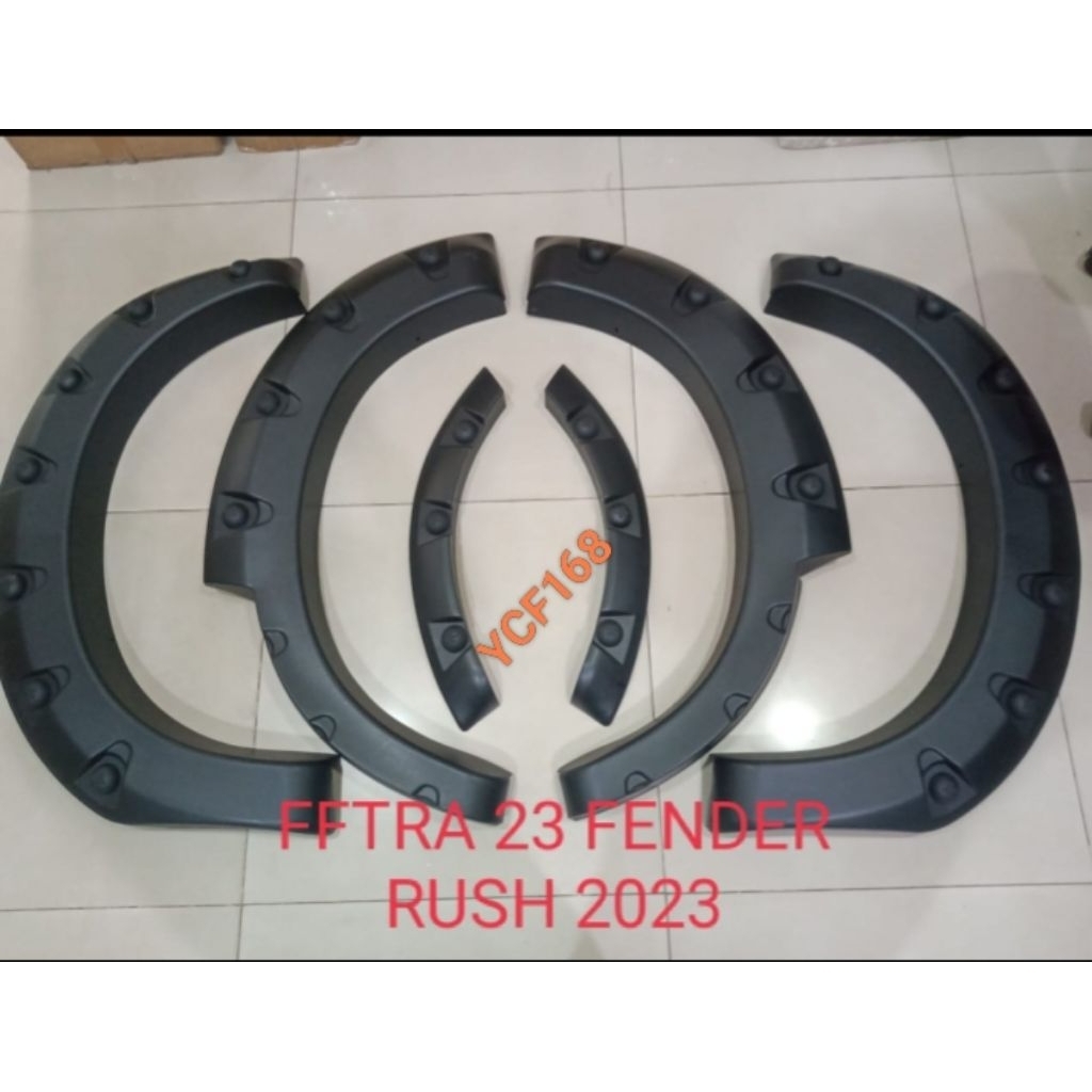 Over Fender / Lis List Spakbor Mobil All New Rush 2018 sd 2024 Model Original (Harga Per 6 Pcs)
