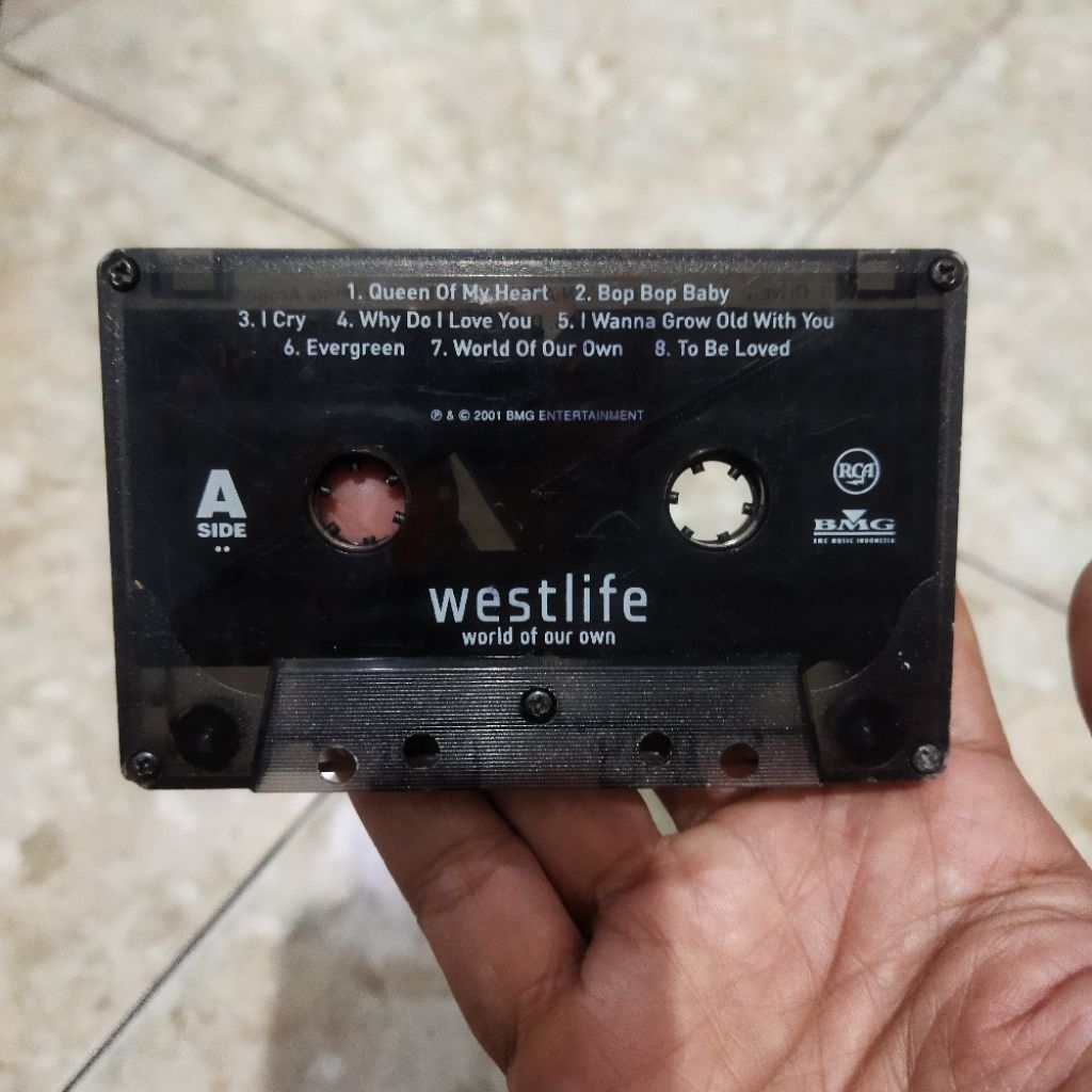 kaset Westlife world of our own (hanya kaset)