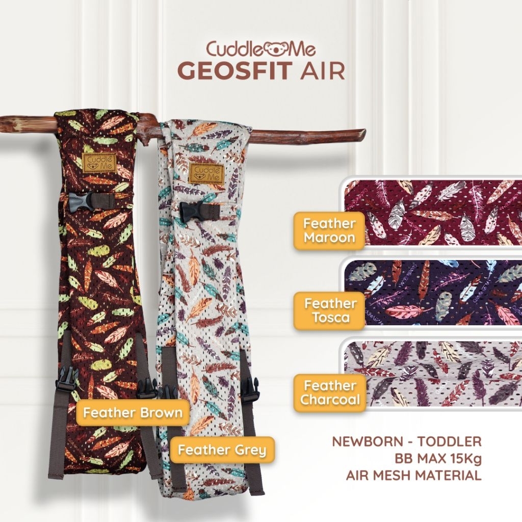 Cuddle Me Geos Fit Air Adjustable Gendongan Bayi Airsling Geosfit Cuddleme