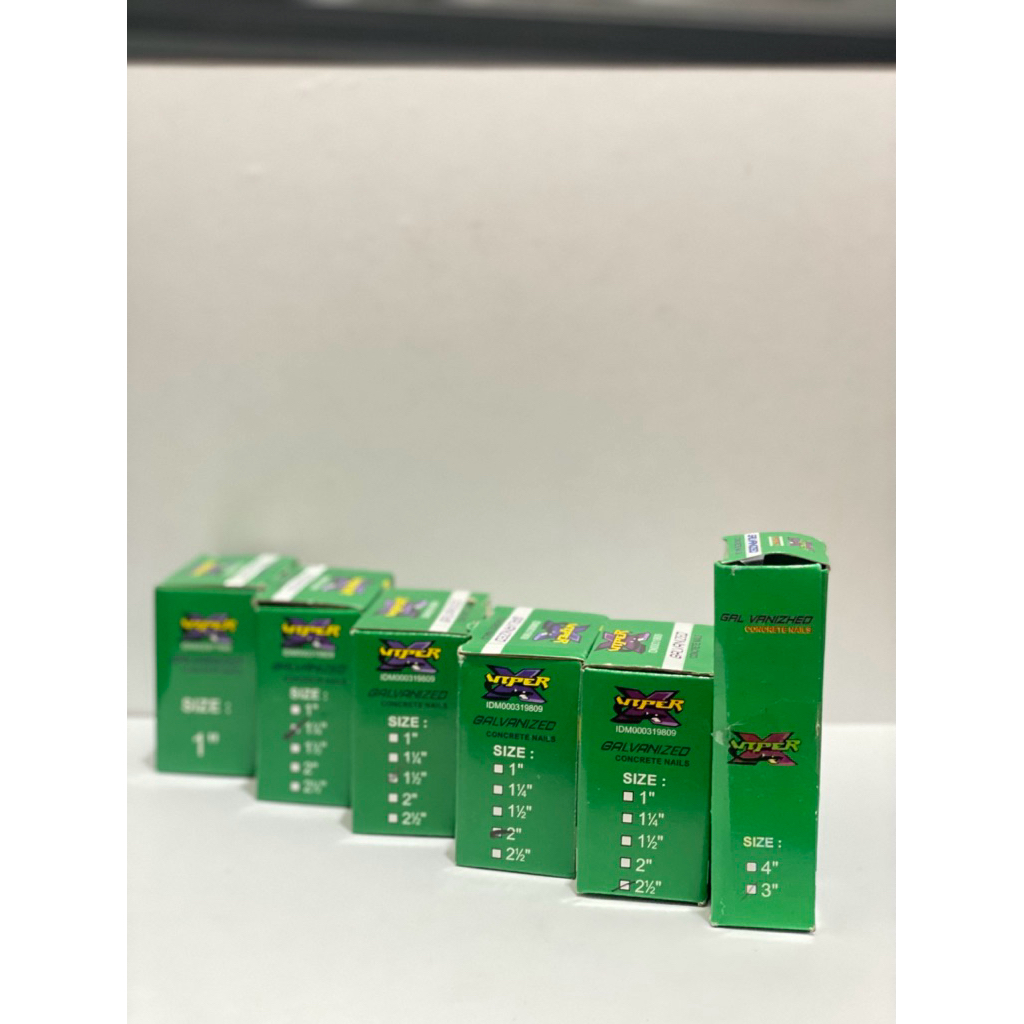 Paku Beton Merk Viper X Semua Ukuran