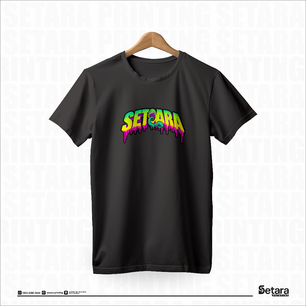 Kaos Custom Sablon Satuan DTF  I Bikin kaos satuan | NON COD | BISA INSTANT | LANGSUNG PROSES |