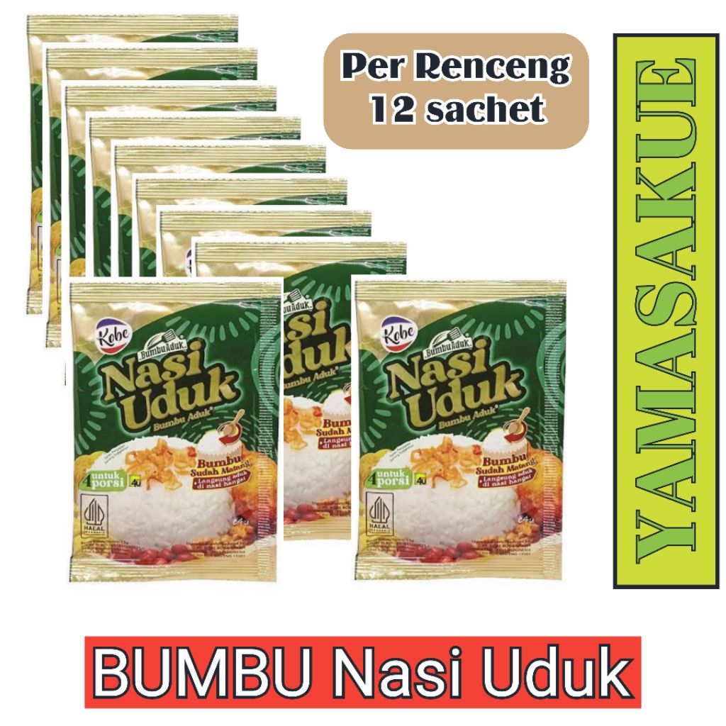 Bumbu Nasi Uduk | Bumbu Aduk Instan nasi uduk perenceng ( 10 Bungkus)