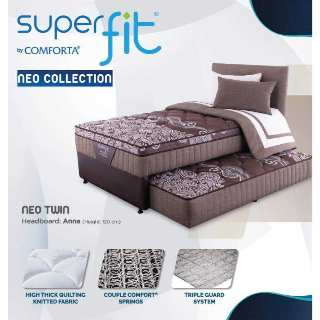 Matras Springbed Neo Twin Superfit Comforta Full Set