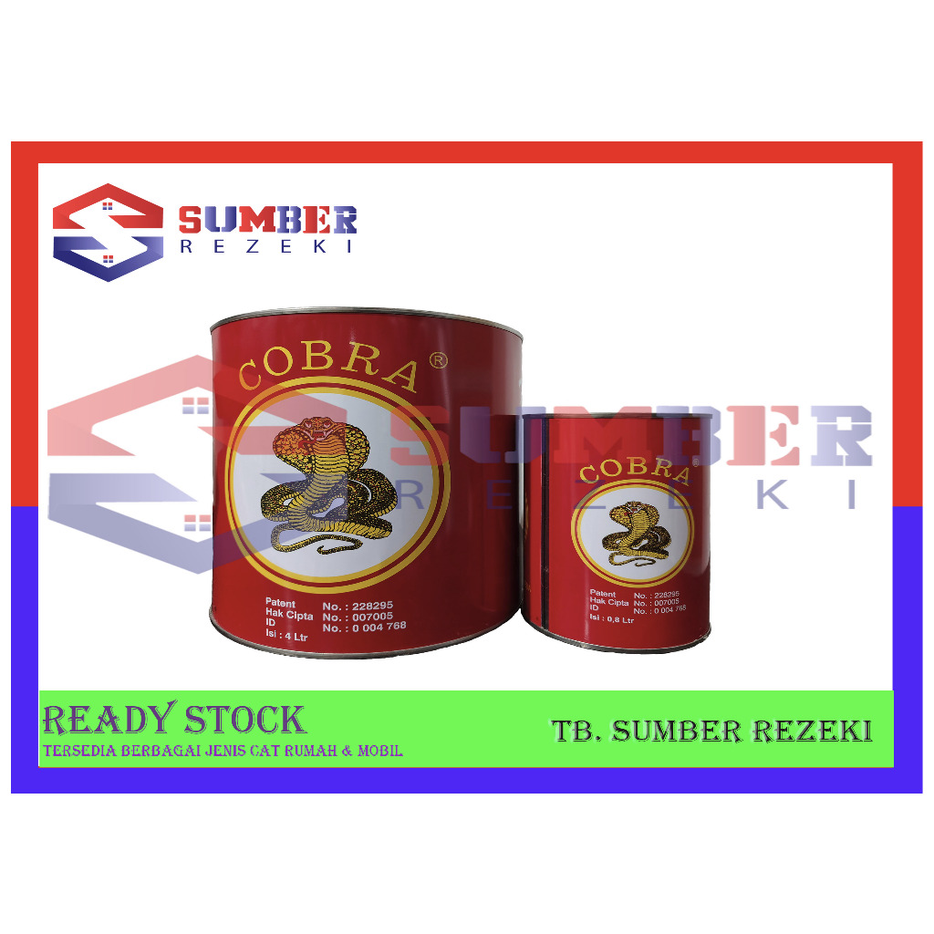 Thinner ND / Tiner / Pengencer Cat COBRA Merah
