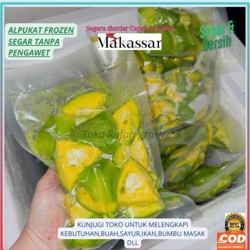 Alpukat frozen Makassar Alpukat beku Alpukat siap saji Alpukat frozen premium Alpukat beku segar Alp