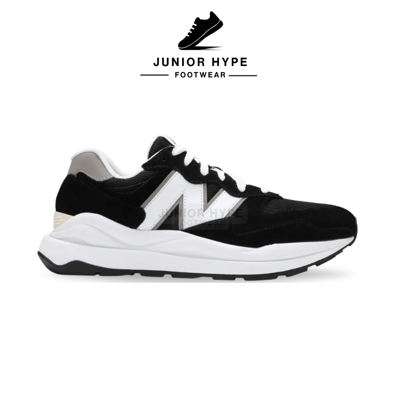 JUNIOR.HYPE - Sepatu NB 57 40 Black White WhiteBlack Sneakers Authentic