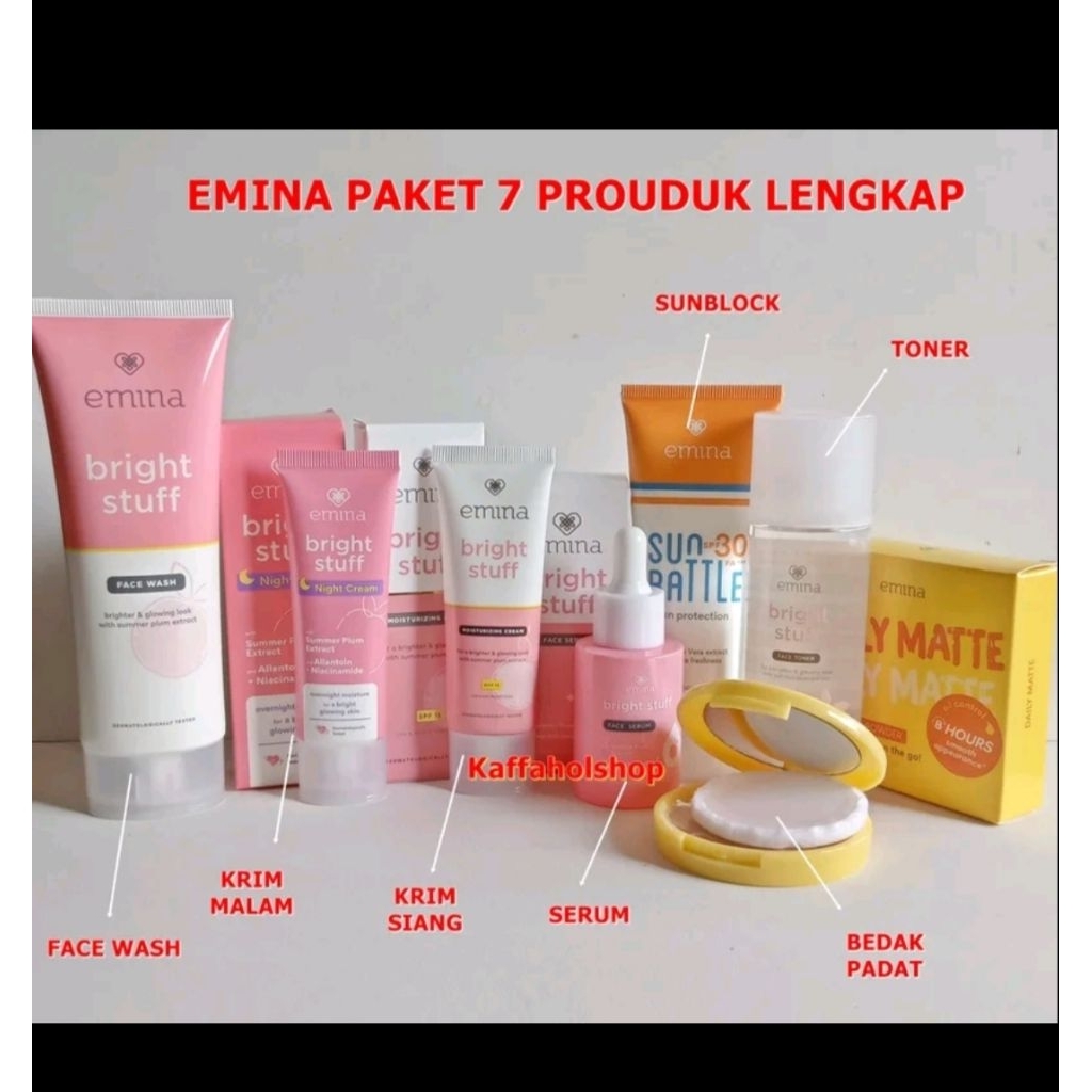 paket skincare kecantikan Emina