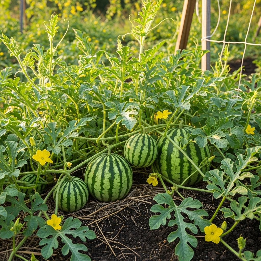 (GRENARIO)- Semangka Merah Non Biji 3 bibit Benih Semangka Non Biji Merah F1 Hibrida Madrid Besar