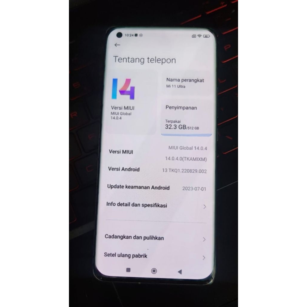 Xiaomi Mi 11 Ultra snapdragon 888