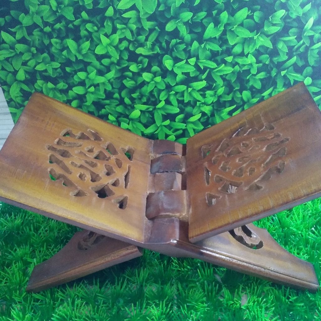 meja ngaji ukiran kayu kecil | rekal