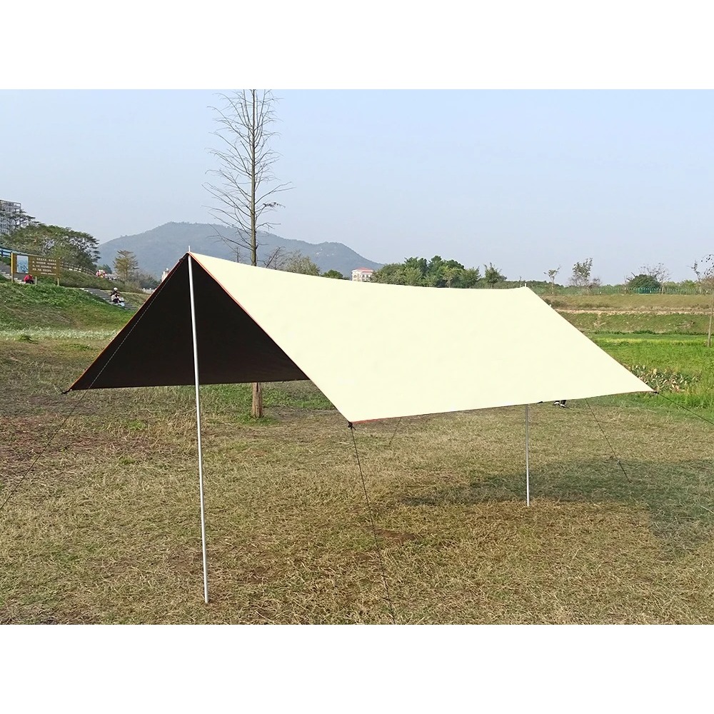 Tiang Flysheet aluminium Teleskopik Tiang Tenda Camping 2 Meter