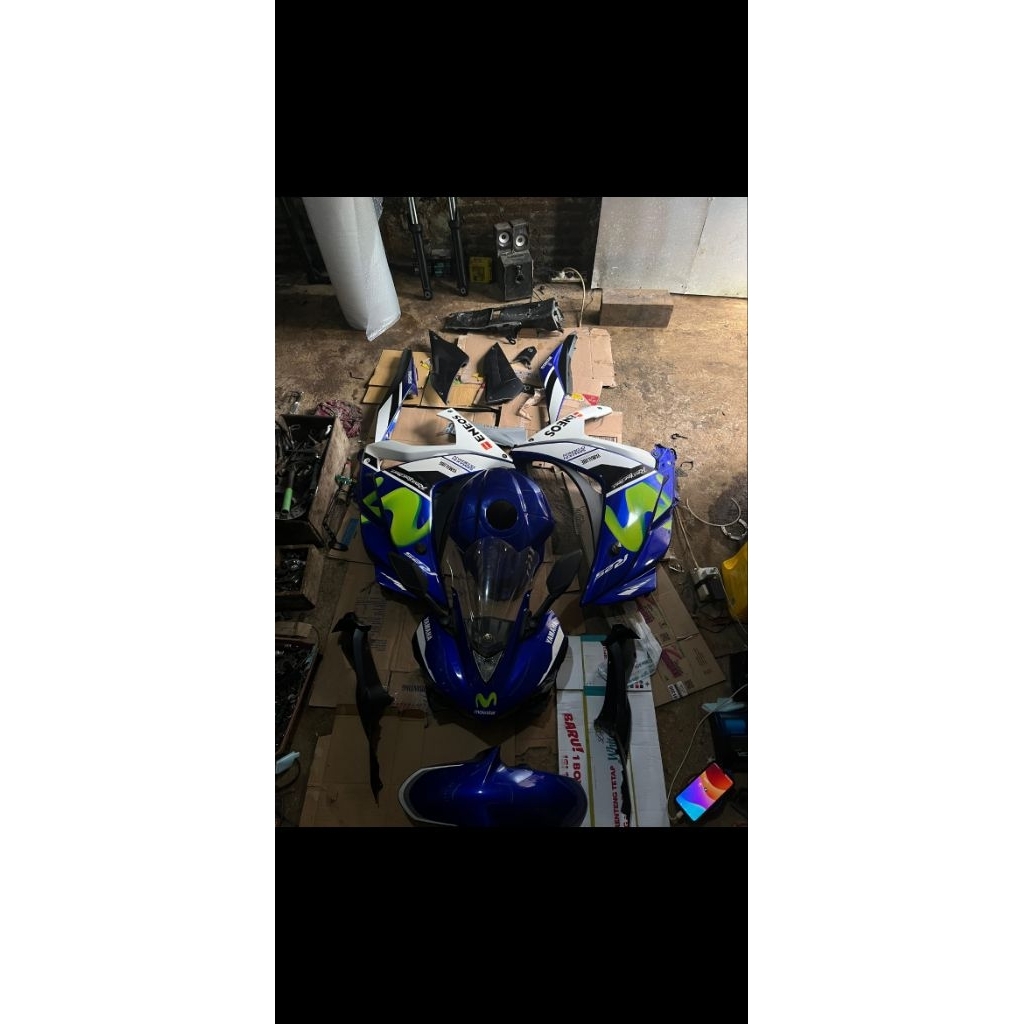 Body fullset copotan R25 hitam