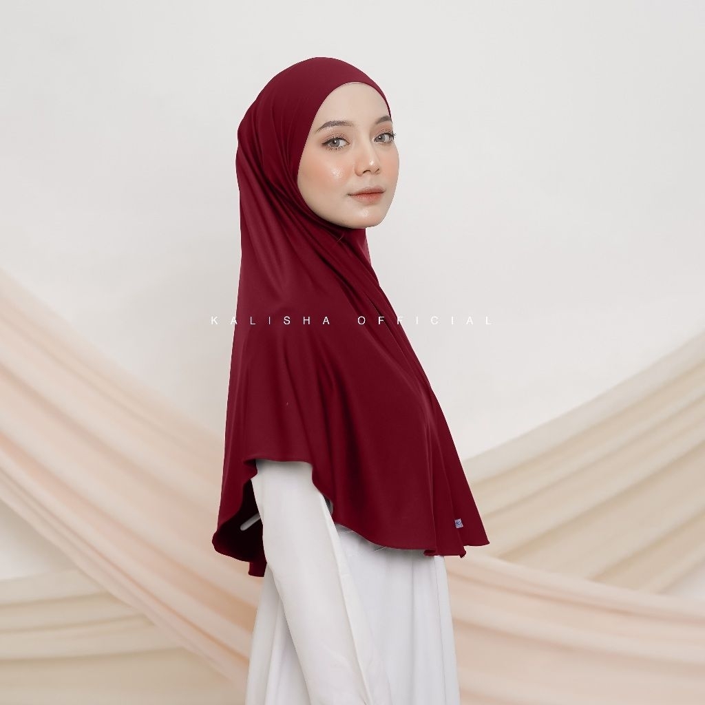 Hijab Zahira zaida jumbo kerudung bergo jumbo non pet/non pet instan Jersey