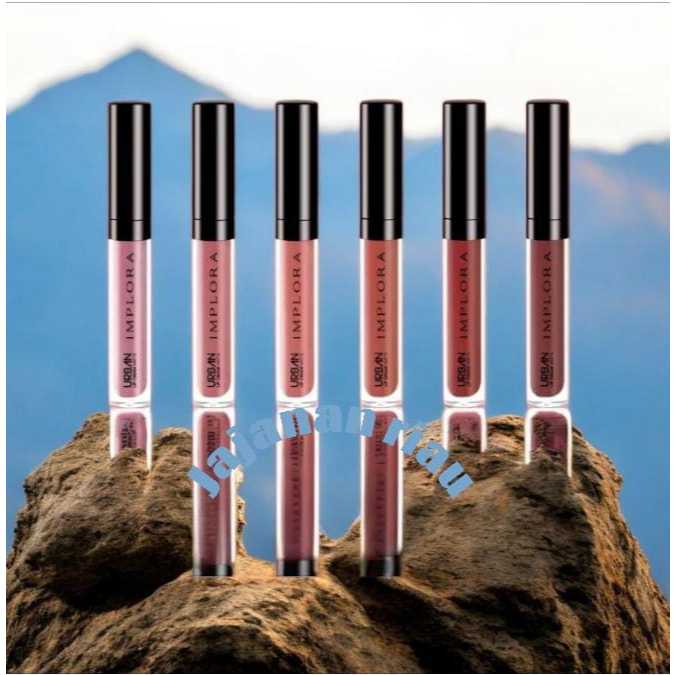 Implora Lip Cream / Lip Gloss Matte Waterproof – Lipstik Cair Tahan Lama Original(SVMY)