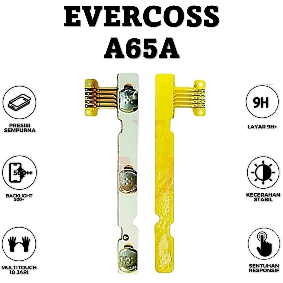 FLEXIBEL ON / OFF + VOLUME EVERCOSS A65A ORIGINAL