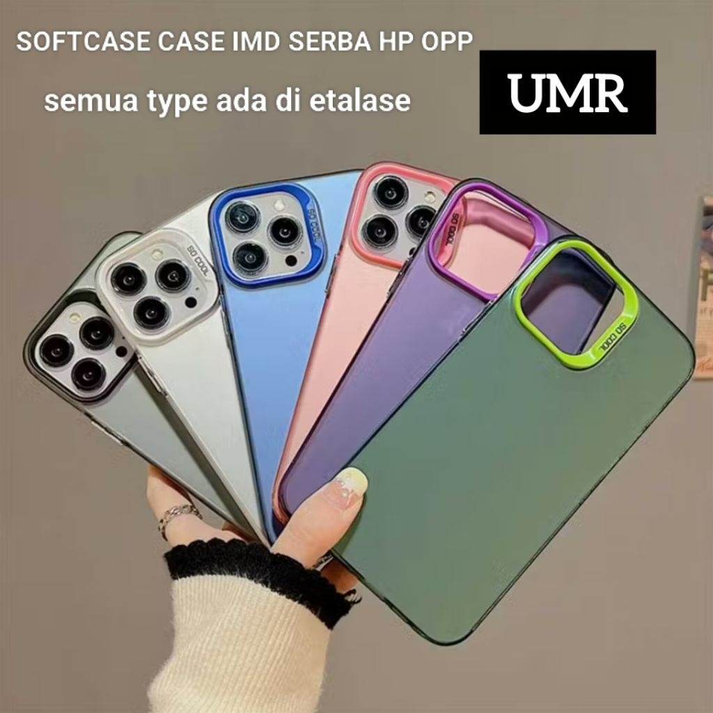SOFTCASE CASE IMD HOLOGRAM HYBRID PELINDUNG CAMERA HP ANDROID OPPO OPPO A12 OPPO A15 OPPO A15S OPPO 