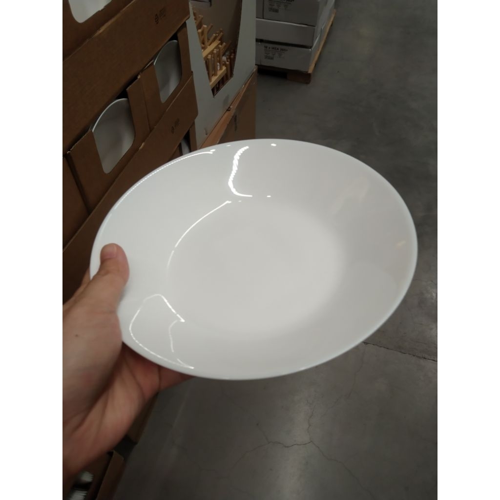 Piring makan piring cekung piring kaca tempered piring saji piring tempong piring cafe restoran hote