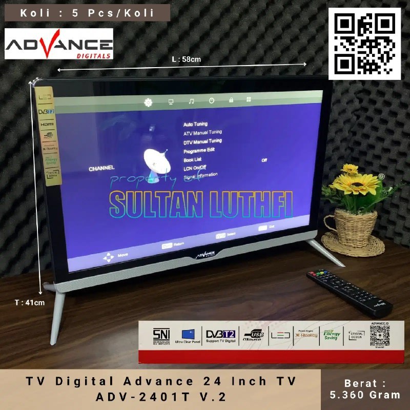 TV Digital Advance 24 Inch TV ADV-2401T V.2