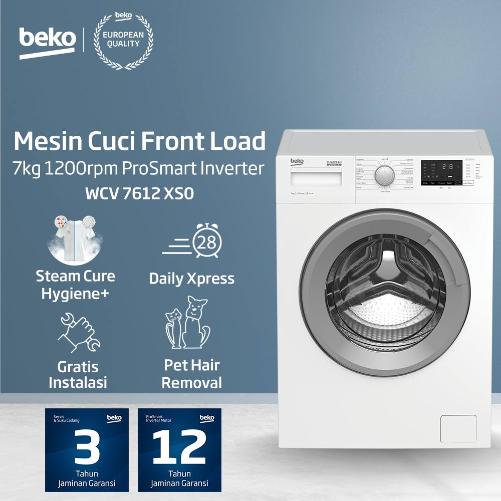MC BEKO WCV 7612XS0