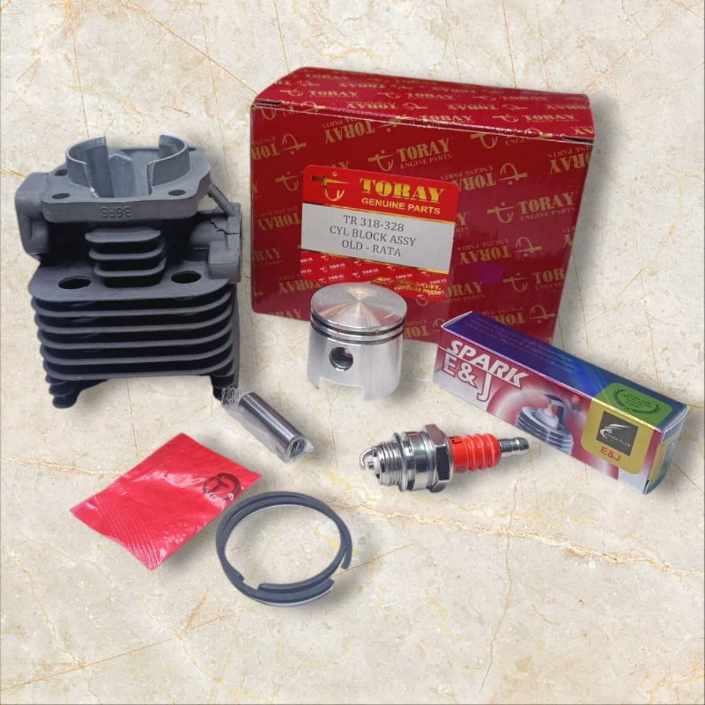 cyl blok bg328/blok mesin potong rumput 2tak+busi